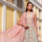 Maria B Pastel Mint Pink 3 Piece Unstitched Embroidered Lawn Suit