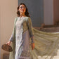Maria B Luxury Sage Embroidered Lawn Suit with Organza Dupatta