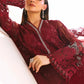 3 Piece Unstitched Embroidered Net Suit