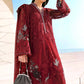 Maria B Pakistani Designer Red Embroidered Suit with Dupatta