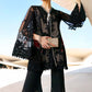 Maria B Pakistani Designer Red Embroidered Suit with Dupatta