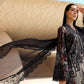 Maria B Black Luxury 3 Piece Unstitched Embroidered Lawn Suit
