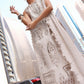Maria B Luxury Ivory Embroidered Lawn Suit with Chiffon Dupatta