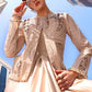 Maria B Luxury Ivory Embroidered Lawn Suit with Chiffon Dupatta