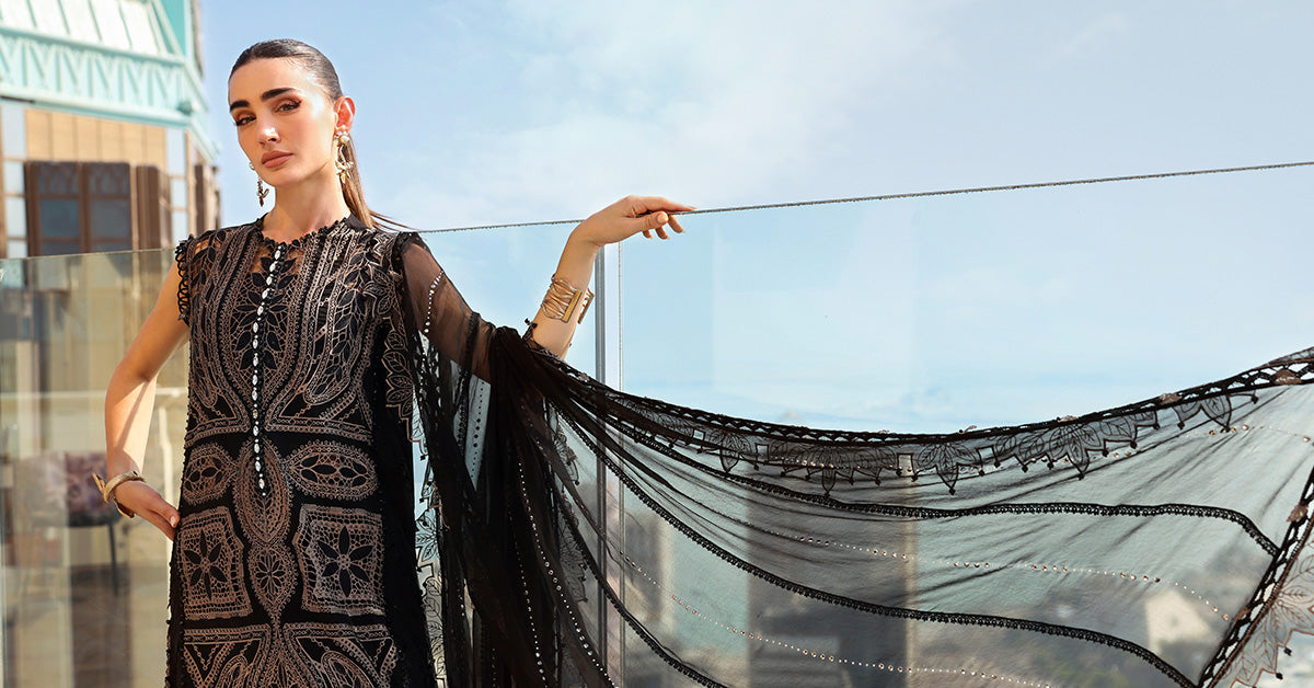 3 Piece Unstitched Embroidered Lawn Suit