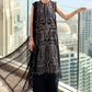 Maria B Black Luxury 3 Piece Unstitched Embroidered Lawn Suit