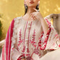 Maria B Ivory Pink 3 Piece Unstitched Embroidered Lawn Suit