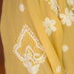 Pure Crepe Yellow Chikankari Kurta Set with Dupatta