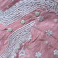 Pure Crepe Pink Chikankari Kurta Set with Dupatta