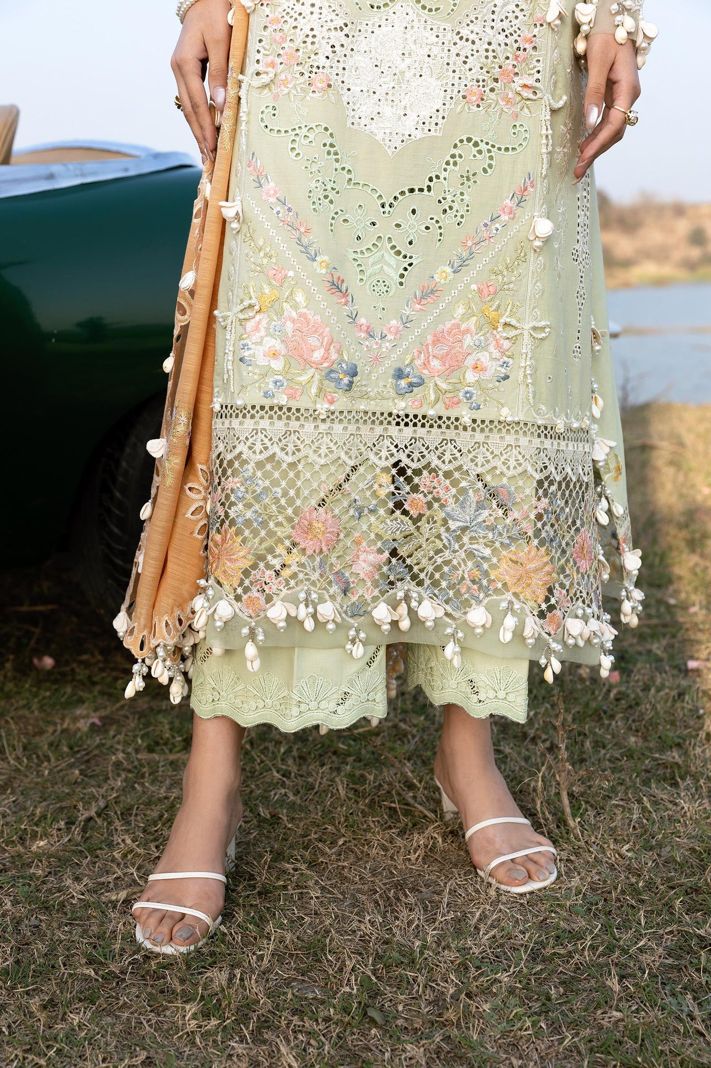 Unstitched Luxury Lawn Suit