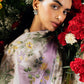 Unstitched Luxury Lawn Woven Net Suit