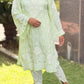 Pastel Green Chikankari Muslin Kurta