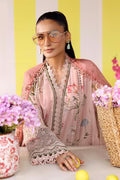 Maria B Premium Lilac Embroidered Lawn 3 Piece Unstitched Embroidered Lawn Suit