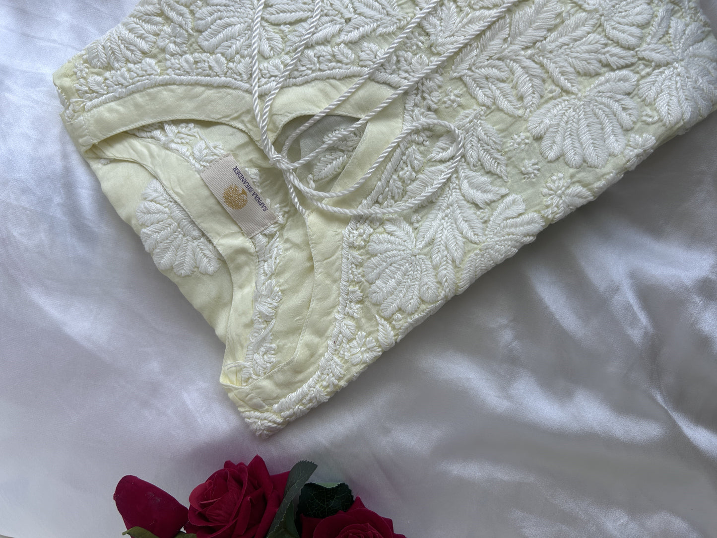 Pastel Green Chikankari Muslin Kurta